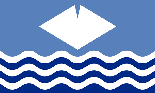 Isle of Wight Flag Sticker