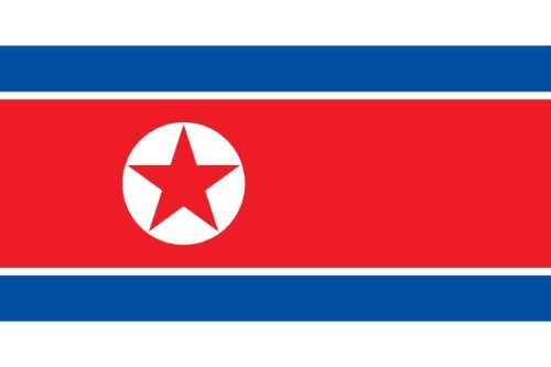 North Korea Flag Sticker