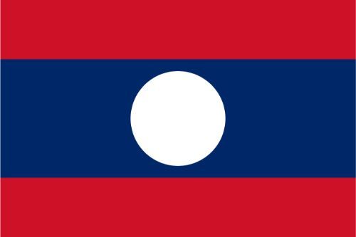 Laos Flag Sticker