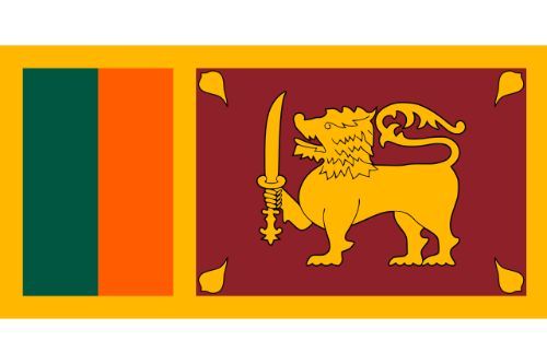 Sri Lanka Flag Sticker