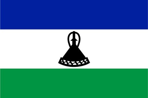 Lesotho Flag Sticker