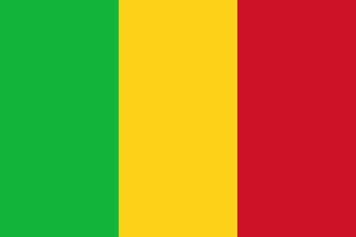 Mali flag sticker
