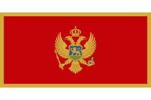 Monenegro Flag Sticker