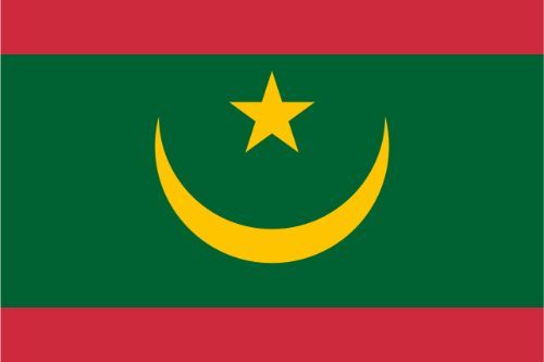 Mauritania Flag Sticker