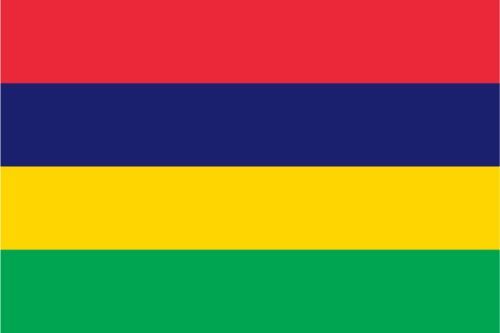 Mauritius Flag Sticker