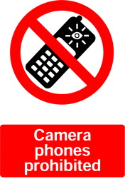 No Camera Phones