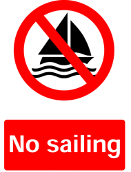 No Sailing