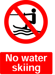 No Water Skiing