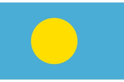Palau Flag Sticker