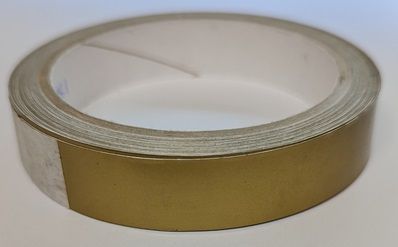 10m of 18mm gold tape