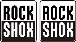 Rock Shox Oblong Logo Bicycle Sticker Decals