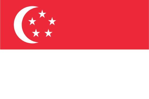 Singapore Flag Sticker