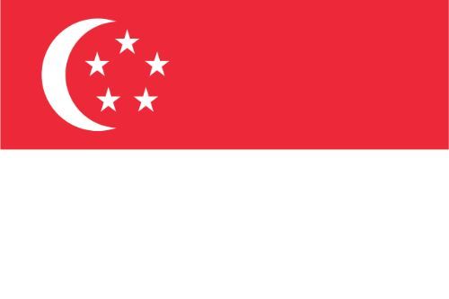 Singapore Flag Sticker