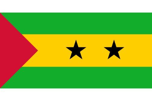 Sao Tome flag sticker