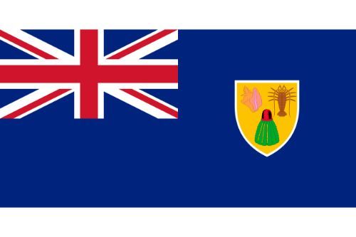 Turks and Caicos Island Flag Sticker