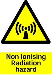 Warning Non Ionising Radiation Safety Sticker