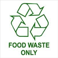 Food Wate Only Graphics Sticker