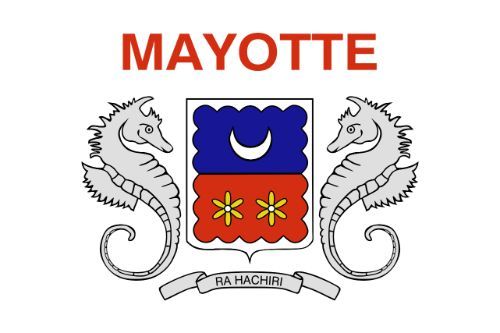 Mayotte Flag Sticker