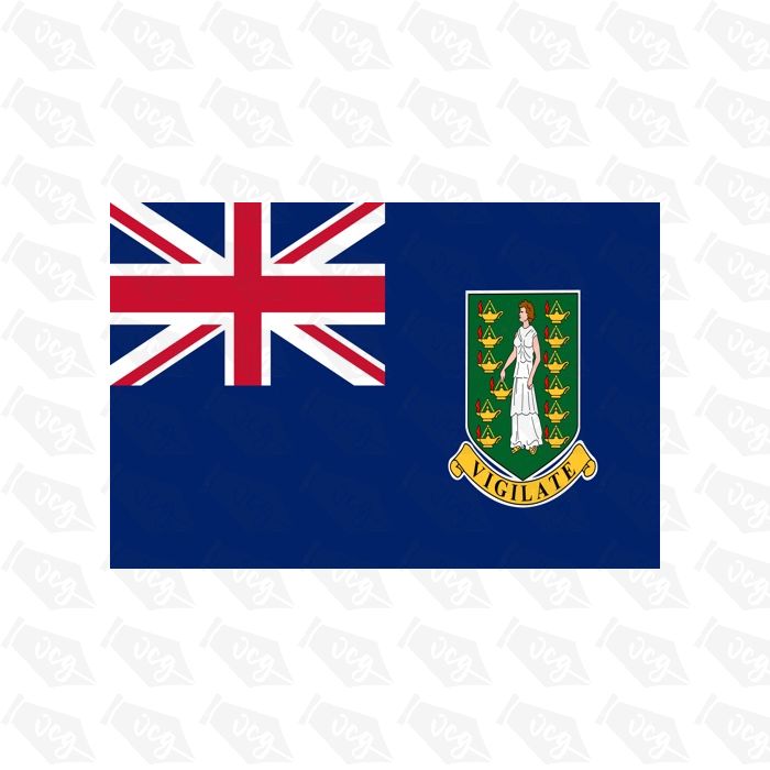 British Virgin Islands flag sticker