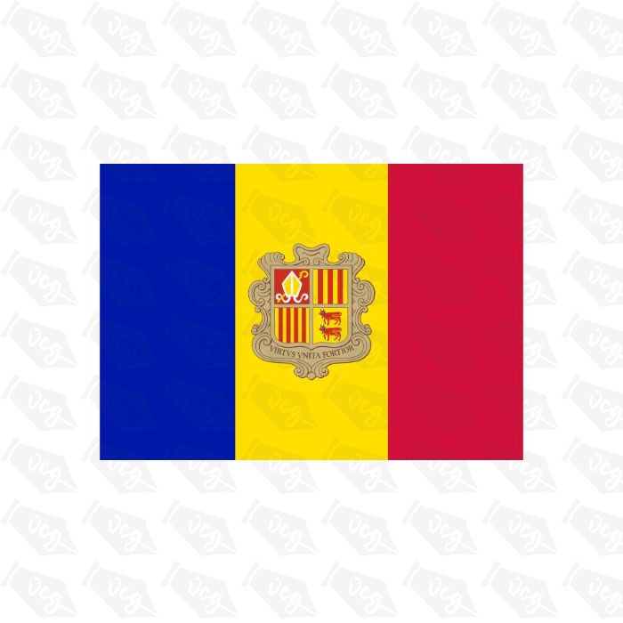 Andorra Flag Sticker