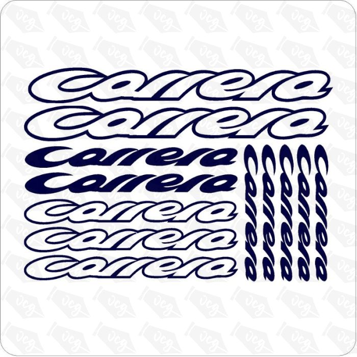 Carrerea Bicycle Sticker Set V1