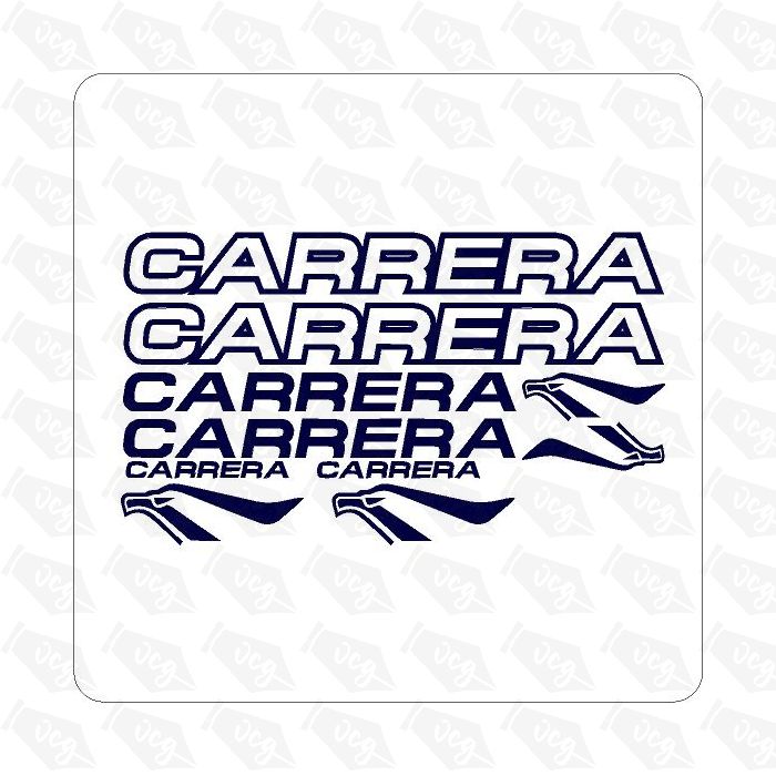 Carrerea Bicycle Sticker Set V2