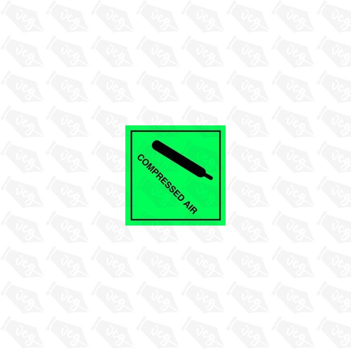 Compressed Air Safety Sticker