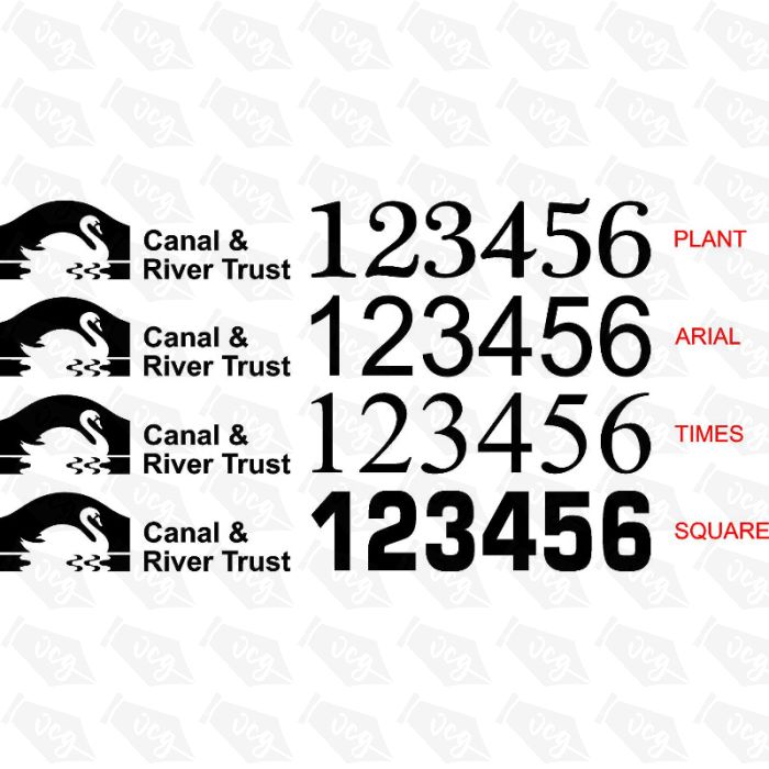 Canal and River trust Boat Numbers