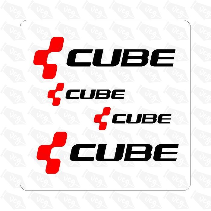 CUBE BICYCLE SET STICKERS