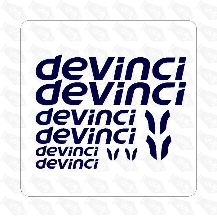 DevincI Bicycle Sticker Set