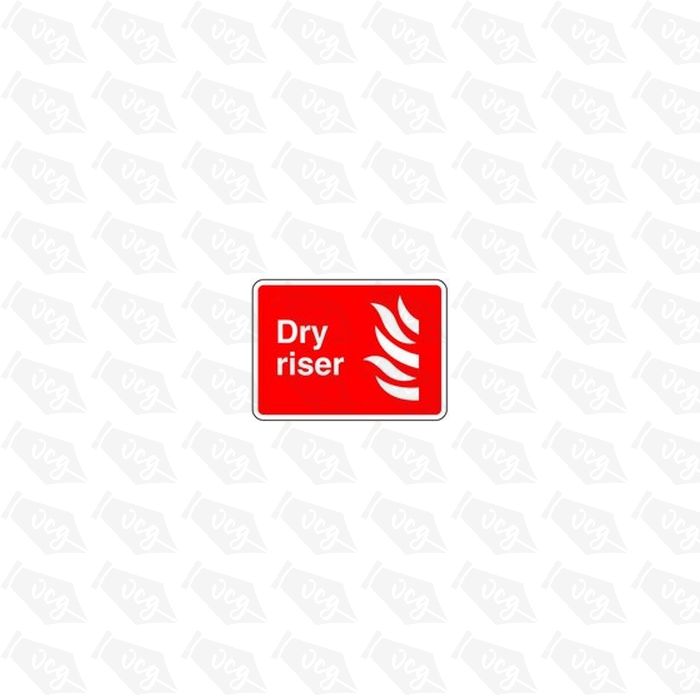 Dry Riser 2 Safety Sticker