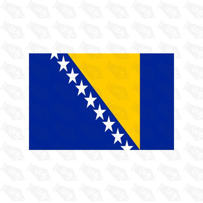 Bosnia and Herzegovina flag Sticker 