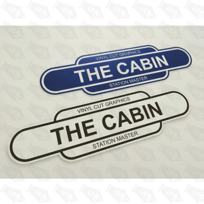 Personalised Rail Totem Name Plate - ENGRAVED