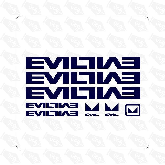 EVIL BICYCLE STICKER SET