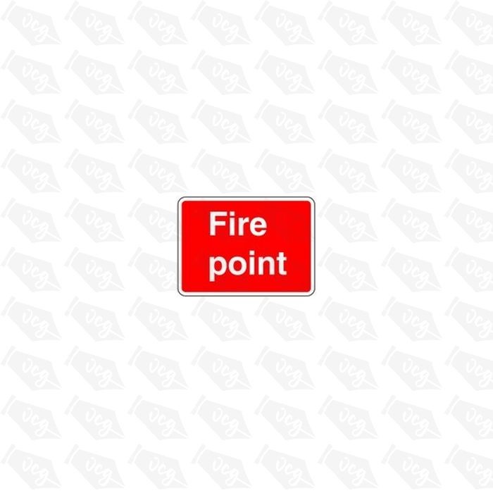 Fire Point 2 Safety Sticker