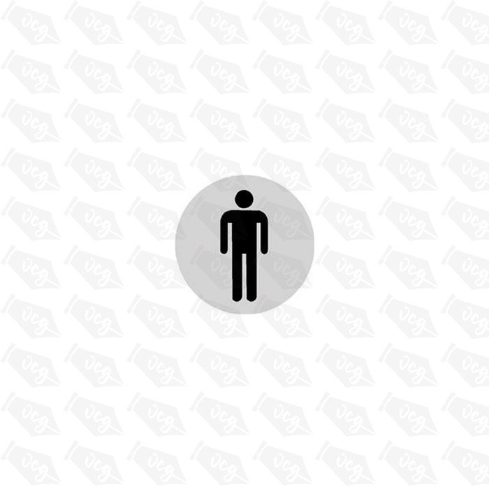 Gents Door Sticker
