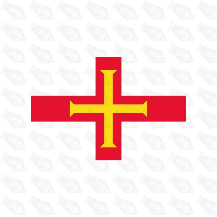 Guernsey Flag Sticker