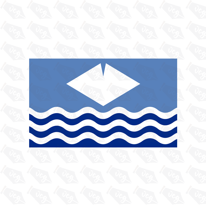 Isle of Wight Flag Sticker