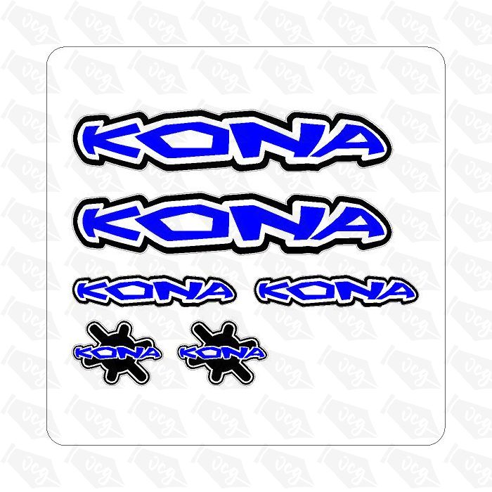 KONA BICYCLE STICKER SET