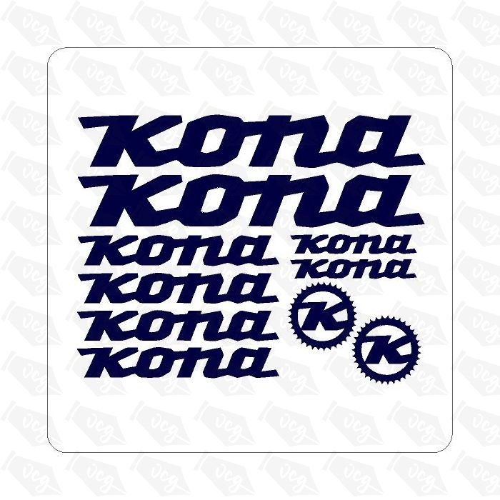 KONA BICYCLE STICKER SET V1