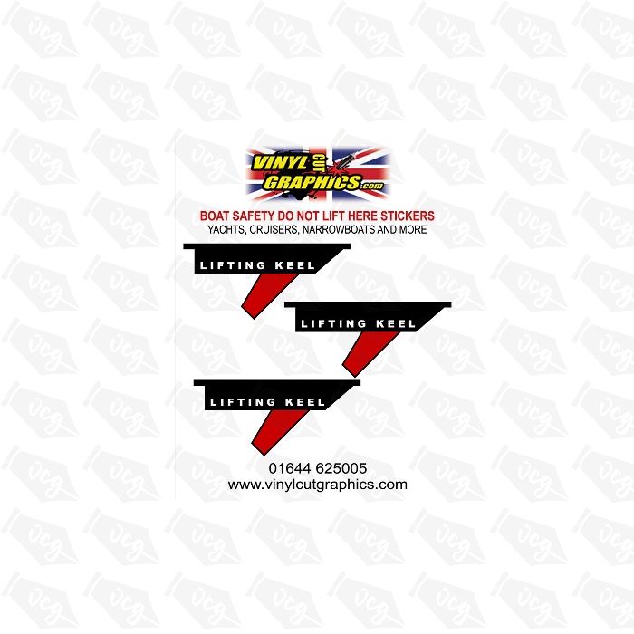 Lifting Keel Sticker (3 of)