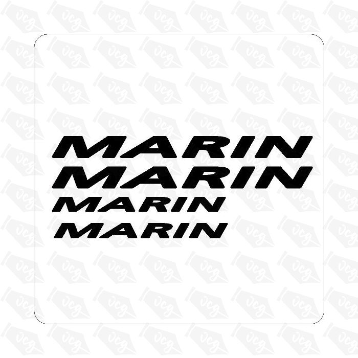 MARIN BICYCLE STICKER SET