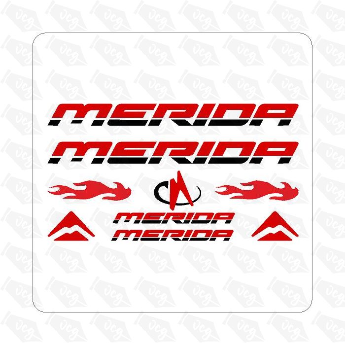 MERIDA BICYCLE STICKER SET