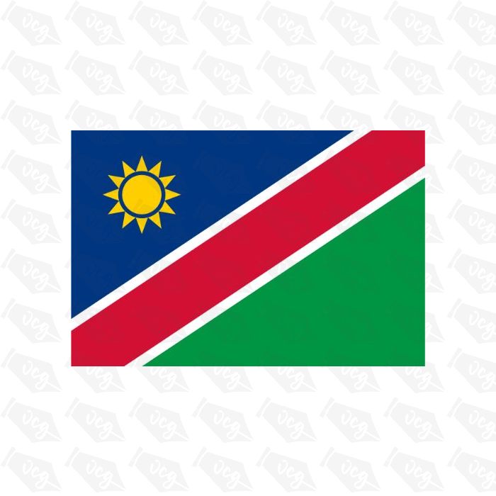 Nambia Flag Sticker