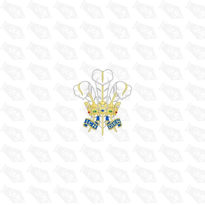 Prince Of Wales Feathers Sticker