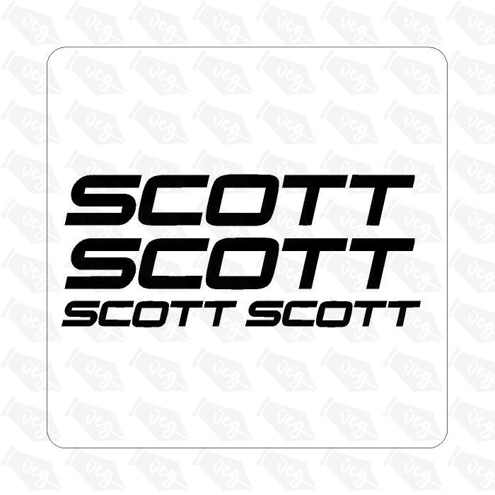 SCOTT BICYCLE STICKER SET