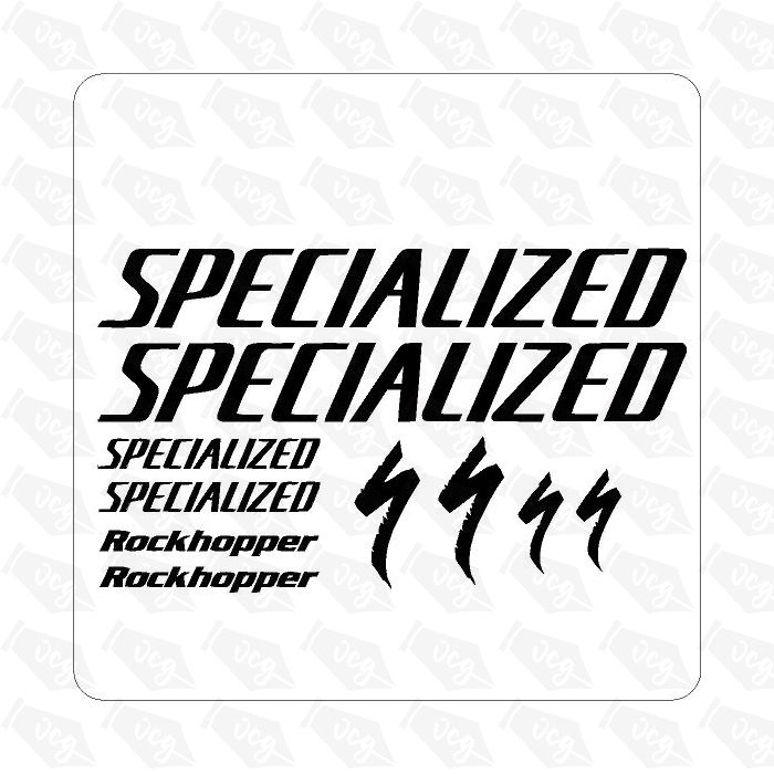 Specialized Rockhopper Bicycle Decal Sticker Set