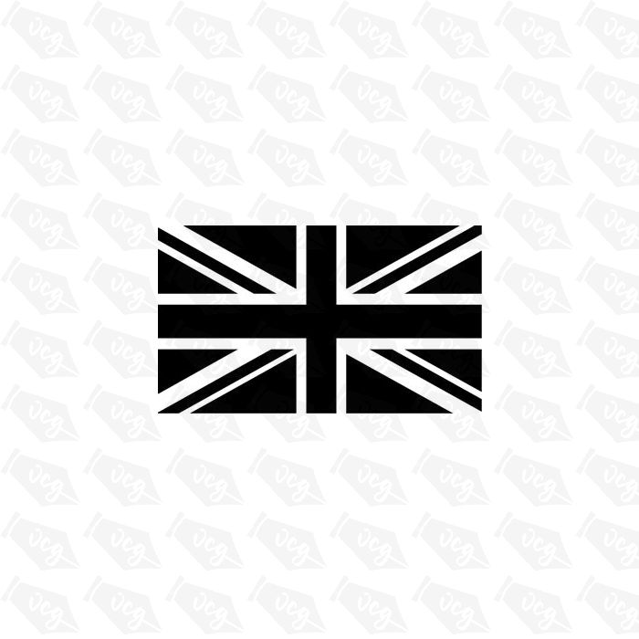 United \kingdom UK Black & White version