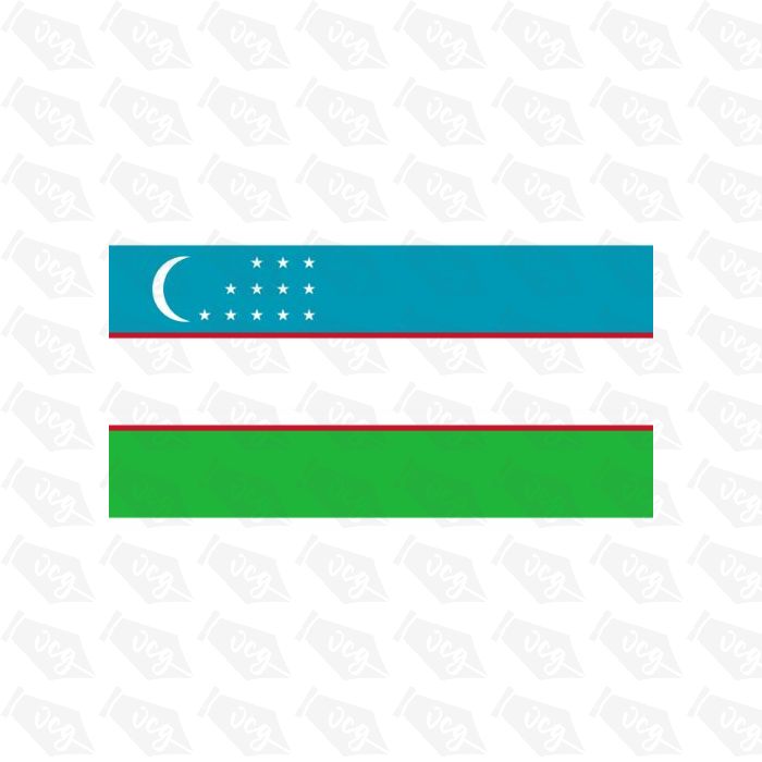 Uzbekistan Flag Sticker