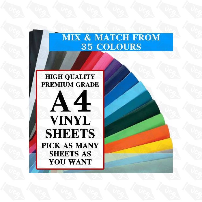 GALLOWAY CRAFTS Vinyl Sheets A4 Size